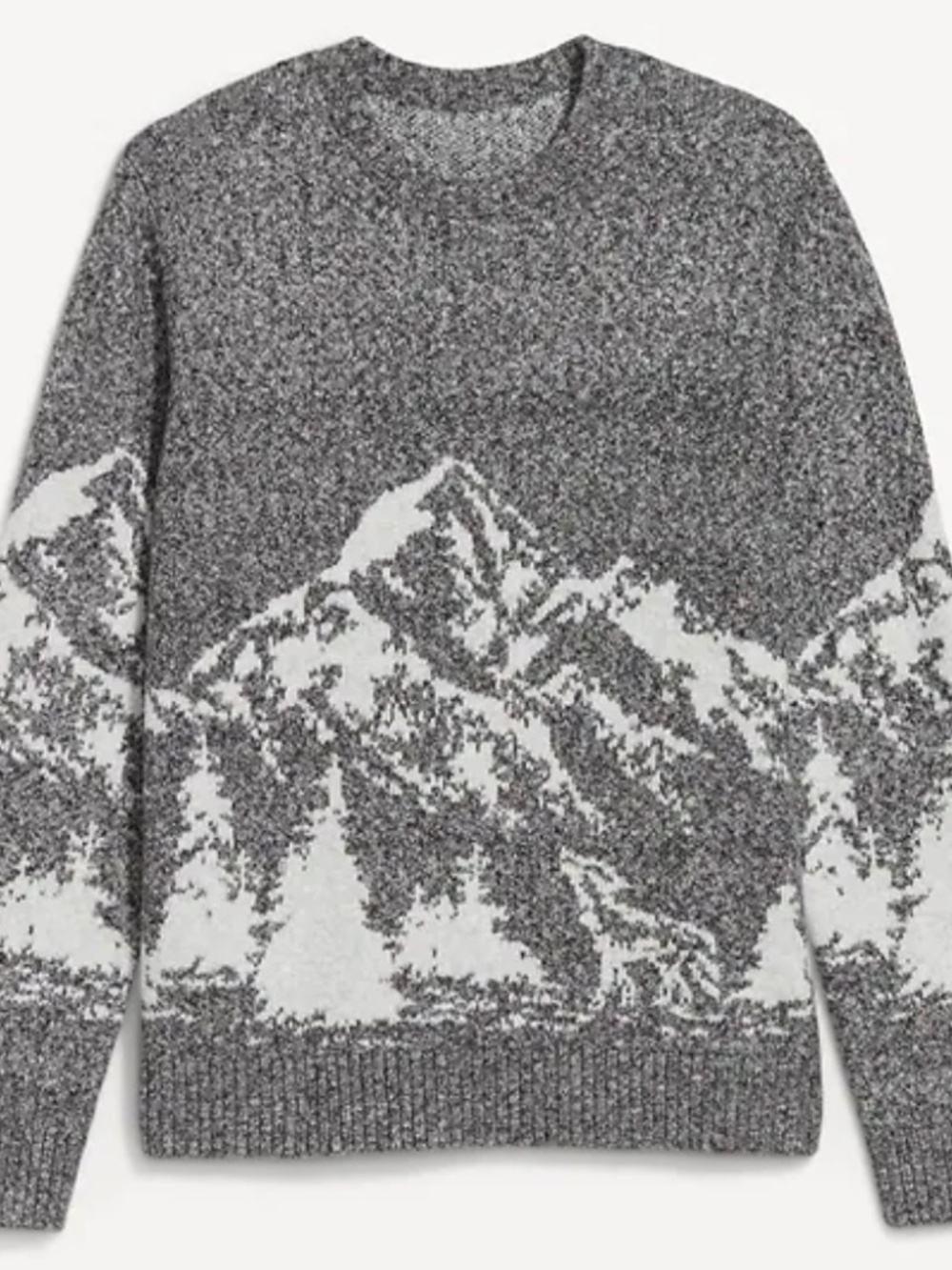 Old Navy So Soft Sweater Gray Mountains